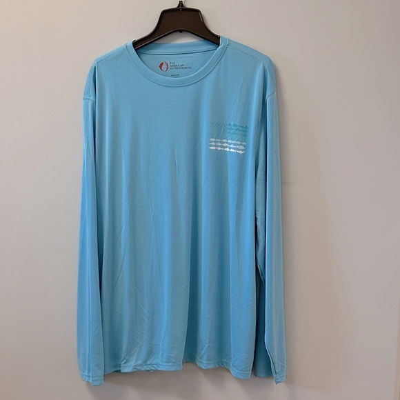 The American Outdoorsman Other - The American Outdoorsman UPF 50 Men's Fish US Flag Graphic Shirt. Men’s XXL